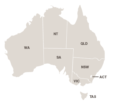 Map of Australia